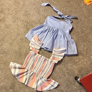 TWO cute women’s summer tops size small